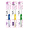 Shuke Soft Bristle Elastic Toothbrush 3-Pack