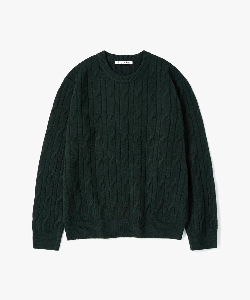 SUARE [Renewal] Cable Round Knit - 9 Colors