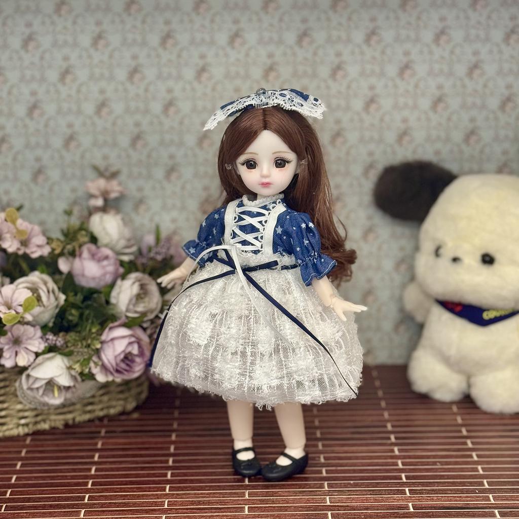 High Yan Value 30cm Doll Set Of Naked Doll 6 Points Bjd Dress-up Girl's Family Children's Birthday Gift