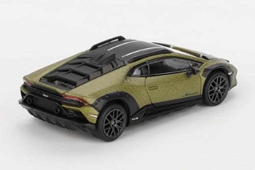 MINI GT Scale Lamborghini Huracan Sterrato Verde Gea Matt Drive Finished Product 1/64 (Matte Green) Right-Hand