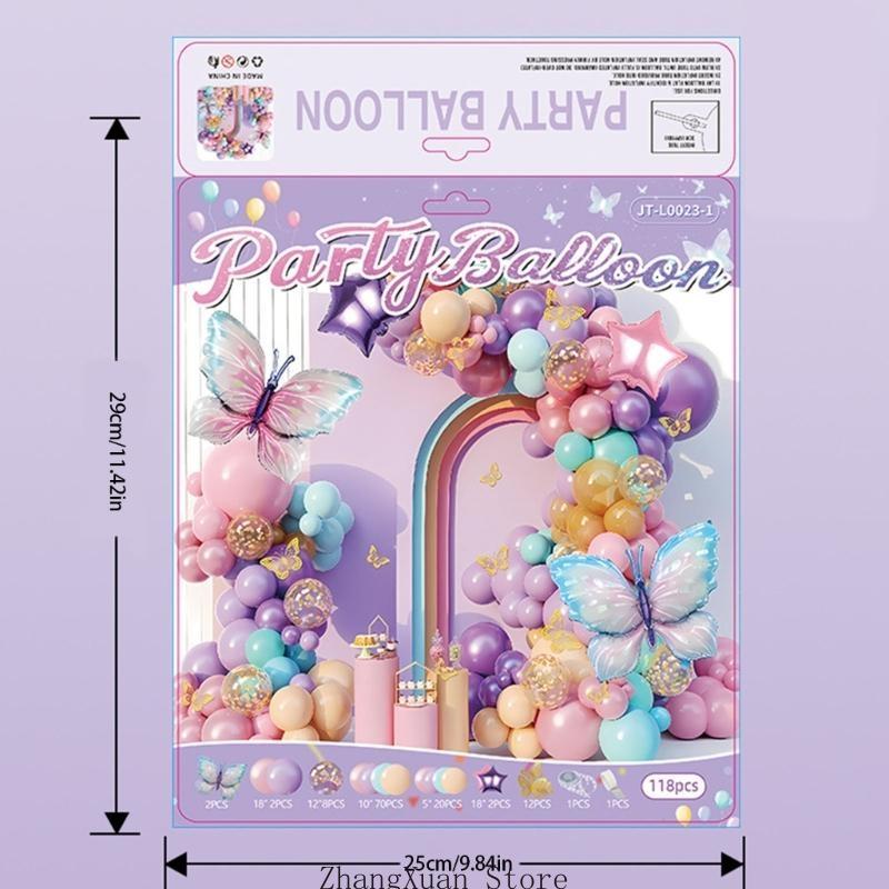 Latex Balloon Garlands Set Colorful Balloon Arch Set Suitable for Weddings Birthdays and Celebration with Easy Setup