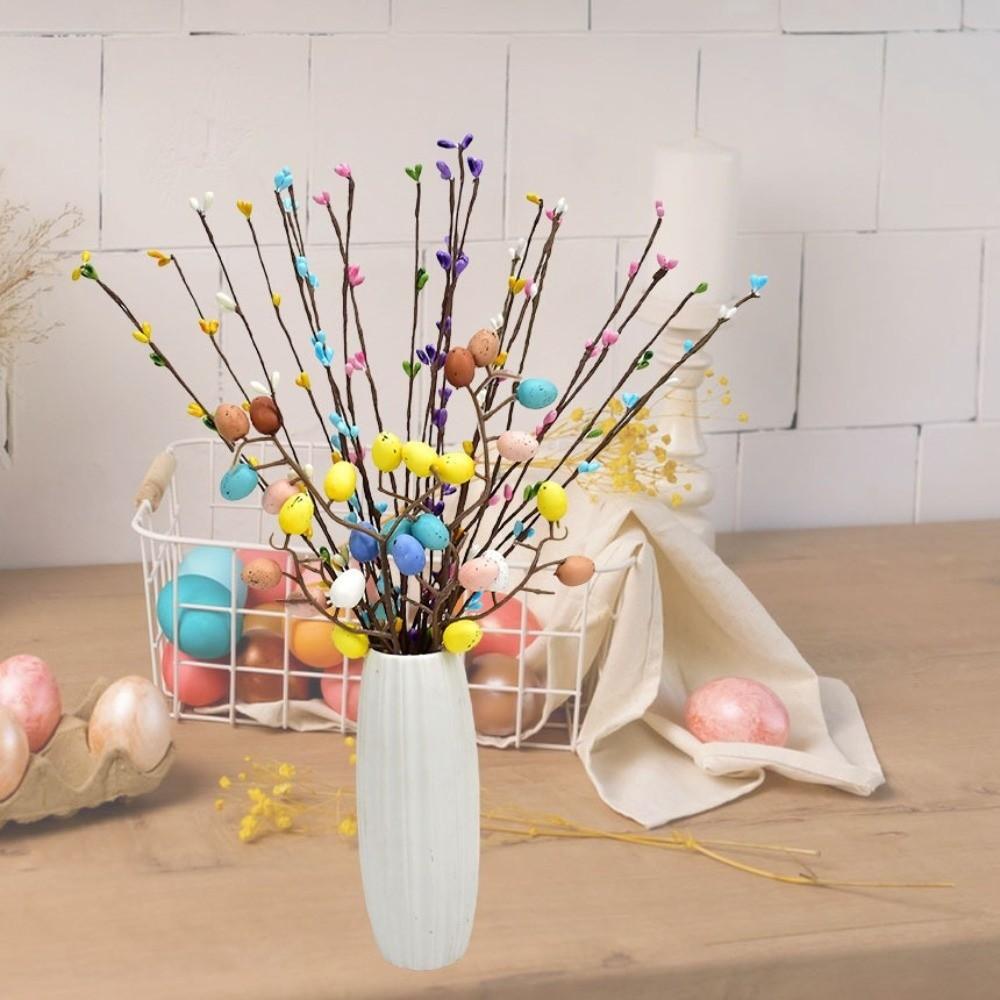 Speckled Egg Foam Eggs Berry Branch Colorful Easter Eggs Bouquets Spring Floral Stems  Birthday