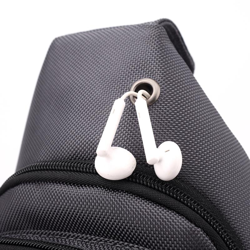 Chest Bag Men's Multifunctional Crossbody Shoulder Bag Large Capacity Nylon Men's Bag