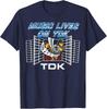 Music Lives On TDK Vintage 80er Jahre TDK T-Shirt Unisex T-Shirt