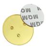 3D Metal Crown Diamond Car Styling Decoration Sticker Accessories Gold Silver