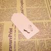 100Pcs Hollow Out Paper Gift Wrapping Tag Wavy Top Edge and Butterfly Wings Hollowed Out Hang Tags