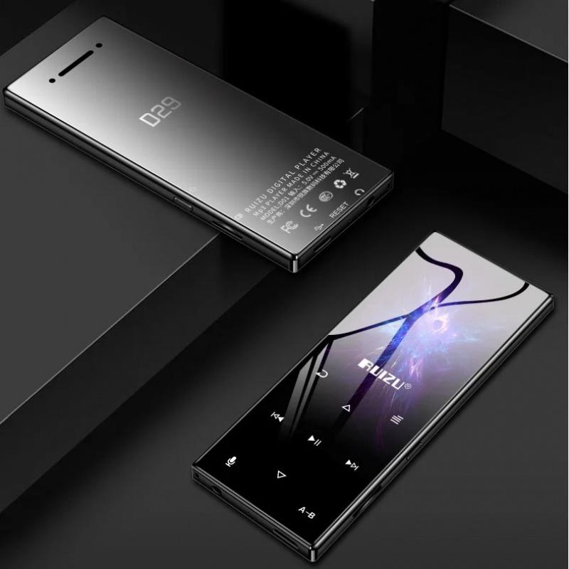 D29 Bluetooth MP3-Player Tragbarer Audio 8GB HiFi Verlustfreier Musik-Player Eingebauter Lautsprecher FM-Radio E-Book Uhr