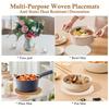 4pcs Set Polyester Trivets - Durable Heat Resistant Mats for Kitchen Counter, Pot Holders, Table Protection, Home And Farmhouse Decor
