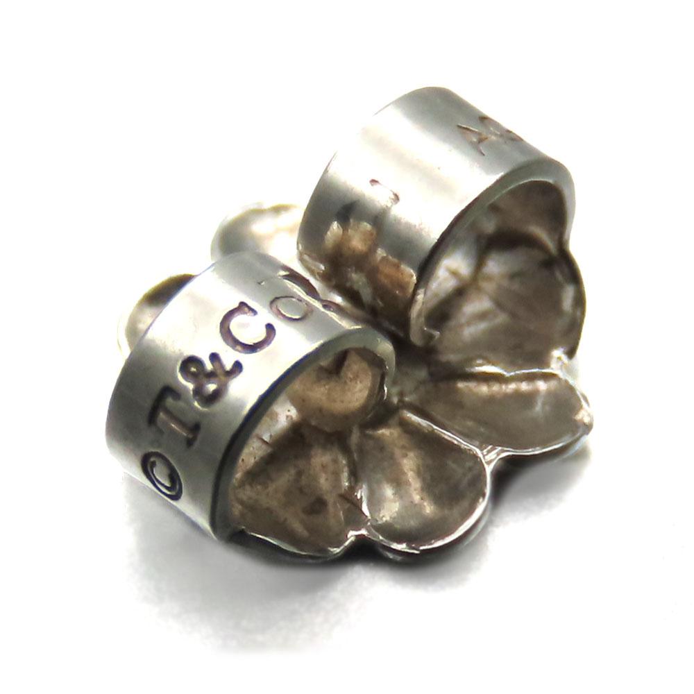 Used TIFFANY&Co. Pierce Ribbon Bow Silver925 1.4g Silver Accessories