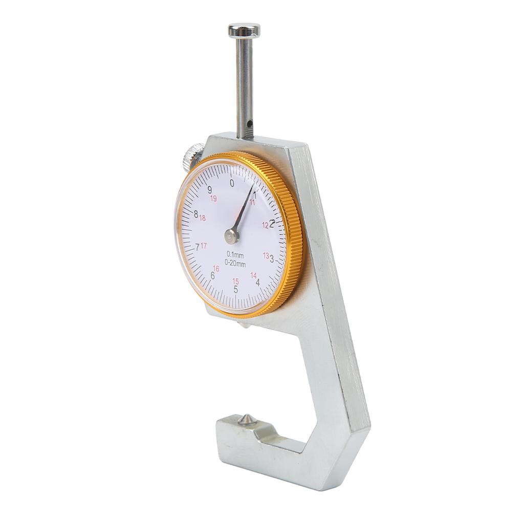 Thickness Gauge Micrometer Meter Cone Head 0‑20mm 0.1mm Resolution Measuring Tool for Paper Film