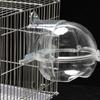 Plastic Bird Bath Cage Transparent Clear Bathing Tub Box Cage Accessory Parrot Bathtub  Home