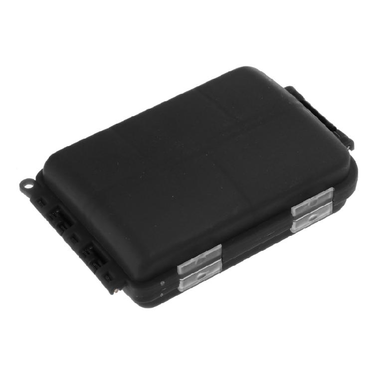 

10 Grids Fishing Waterproof Seal Fishing Tackle Storage PVC Baits Storage Boxes чорний