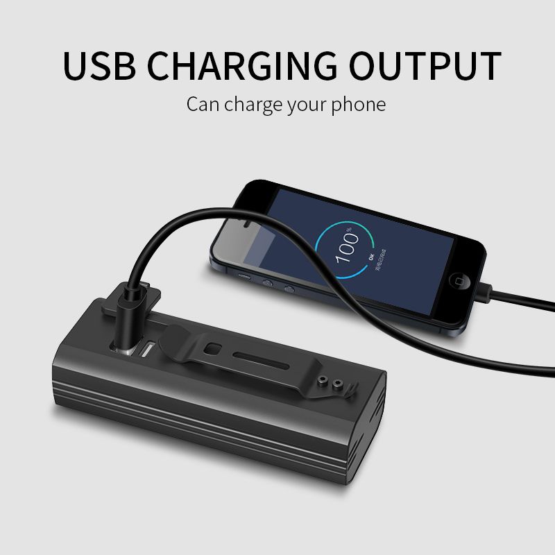 P30 Bicycle Front Light Rechargeable Bright Flashlight Cycling Equipment Bicycle Night Riding Accessories Light Mountain Bike Light