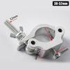 1Pcs Aluminum Alloy Stage Lights Truss Clamp Quick Release Clip Bracket DJ Light Clamps 18-21mm 38-52mm Silver Lamp Hanger Hooks