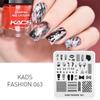 kads Nail Art Razítkovací destička Fashion 063 Nail Design Handprint Inkoustový potisk Potisk rtů Šablony obrázku na manikúru pro lak na nehty