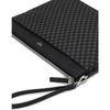 Daks Black Leather Dd Logo Pattern Large Clutch Bag Dbba2f466bk