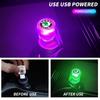 Mini USB LED Car Light Auto Interior Atmosphere Light For Skoda Octavia Rapid Kodiaq Karoq Fabia Kamiq Superb Derivative Vision  ZJ9
