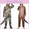 Kostium Cosplay Dinozaura Na Imprezę Halloweenową Z Miękkiej Tkaniny W Stylu Streetowym Dla Dzieci