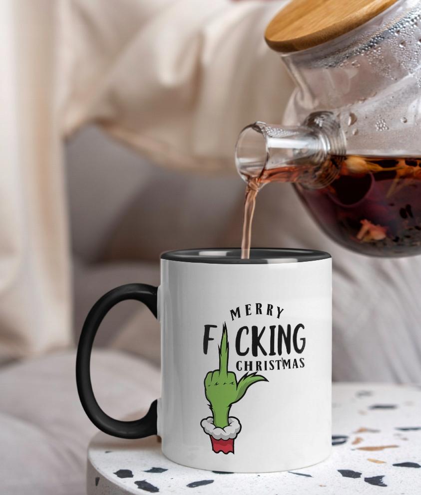 Weihnachtstasse Grinch Weihnachten Geschenk Mit Grinch Weihnachtsmann
