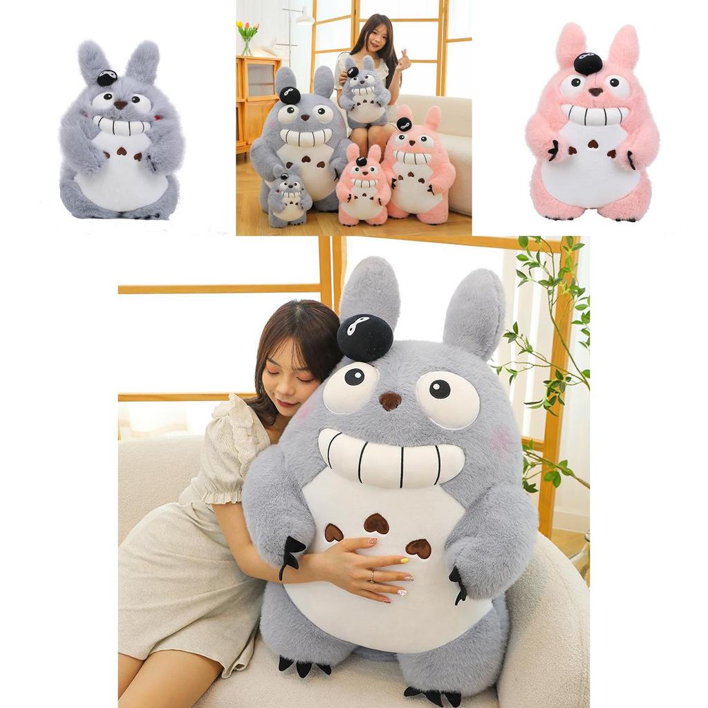 Cartoon Totoro Plush Toy Cute High-quality Stuffed Animal Doll**