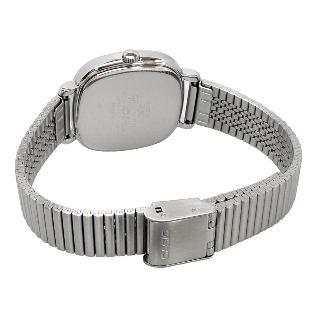 Casio Standard Analog Watch Navy Silver Metal Band Overseas Model Women's LTP-B166D-2AV