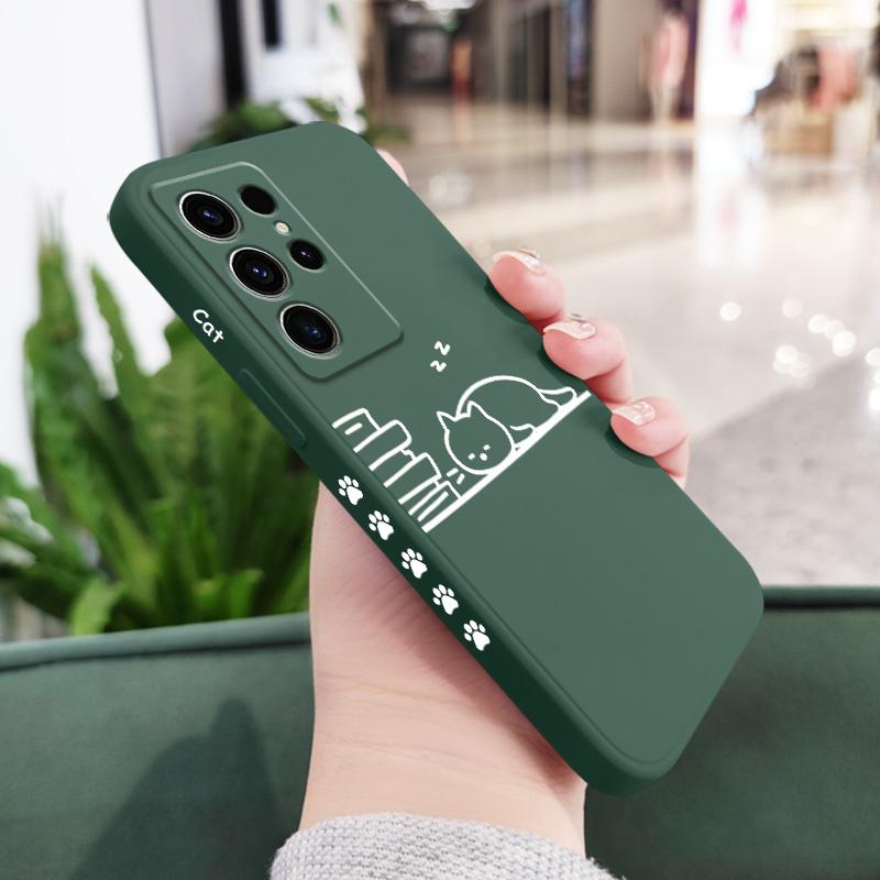 Hardworking Cats Phone Case For Samsung Galaxy S25 FE S24 S23 S22 S21 S20 S10 Ultra Plus Note 20 Ultra 10 9 Plus Cover