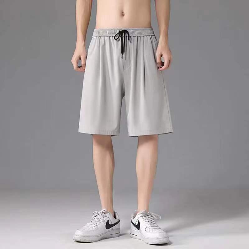 

Men s Ice Silk Camouflage Mesh Breathable Capri Shorts - Loose Fit, Plus Size, Sports Casual. L