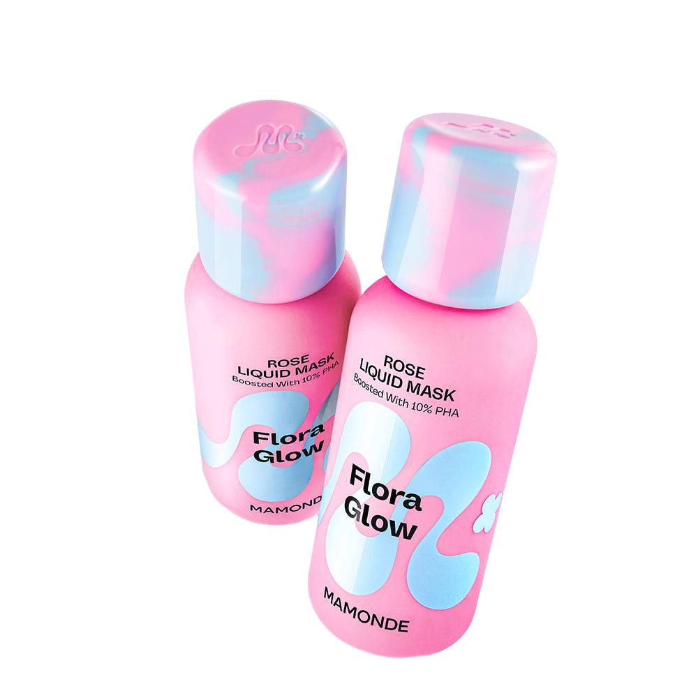 Mamonde Flora Glow Rose Liquid Mask 80ml (2 Pack)