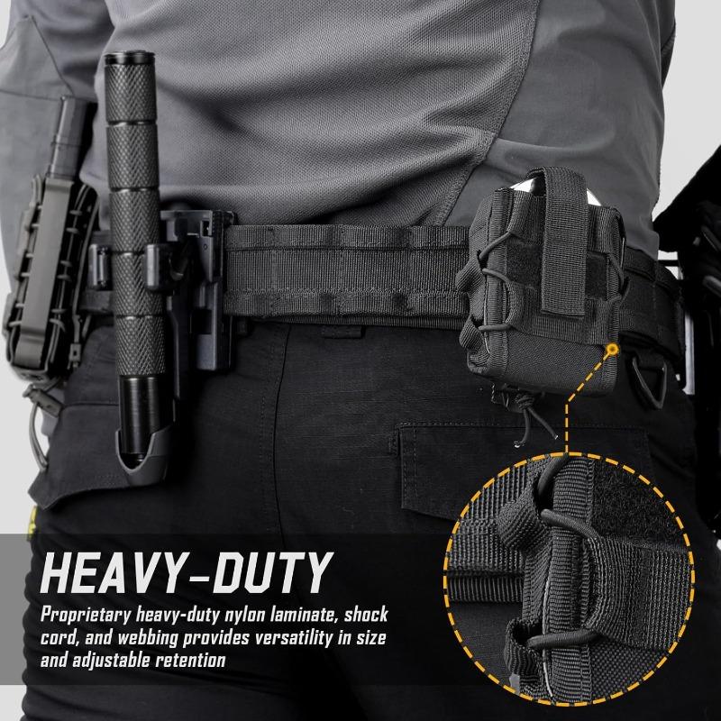 Molle Handcuffs Pouch Shackles Holder Case Universal Handcuffs Holster Quick Release Standard Chain Cuffs for Vest