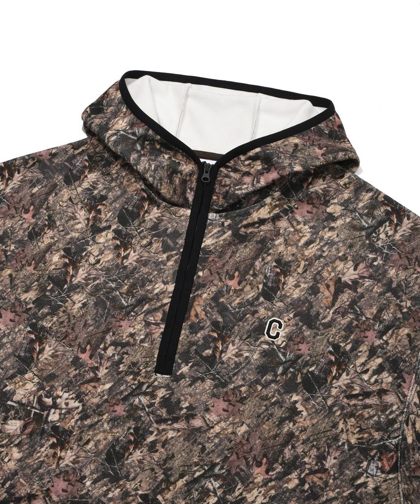 Covernat C Logo Fleece Oversized Hoodie Anorak Camo