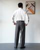 Bancheu Herringbone Tweed Wool Trousers - Grey