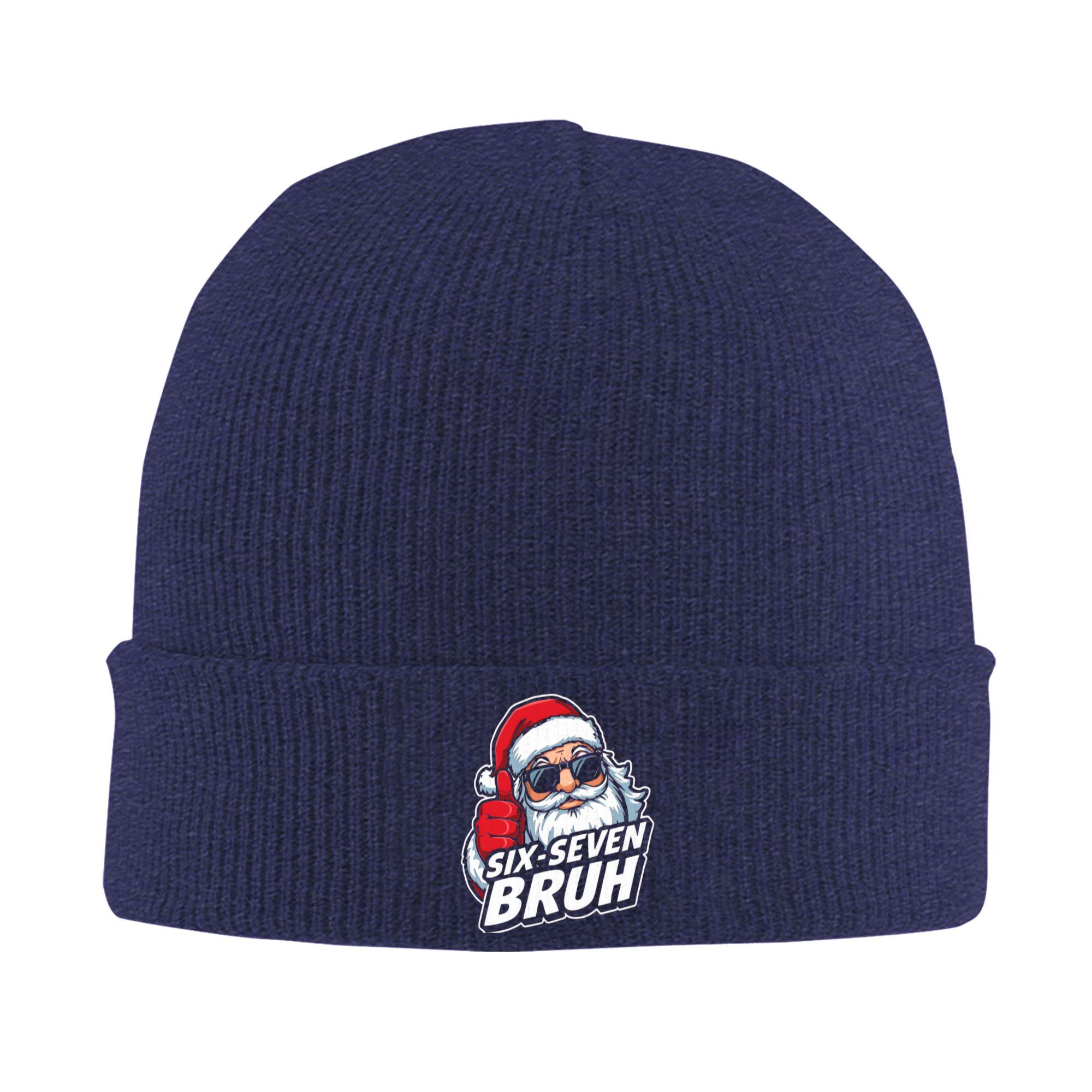 

67 Six Seven Christmas Bruh Beanie Hats Skullies Beanies Men Women Hip Hop Elastic Caps Autumn Winter Kpop Graphic Bonnet Hats One Size