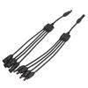 Solar Connector Y Branch 1 to 4 Waterproof Parallel Adapter Splitter for Outdoor