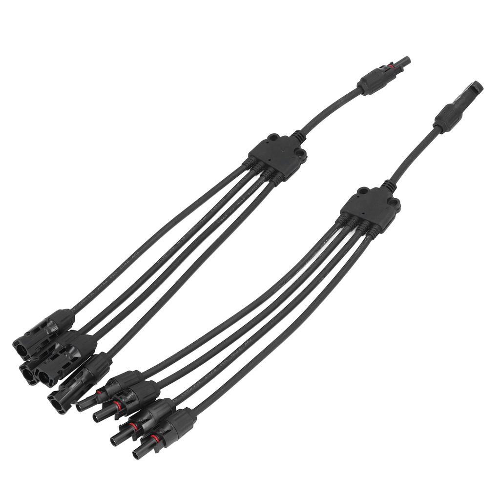 Solar Connector Y Branch 1 to 4 Waterproof Parallel Adapter Splitter for Outdoor