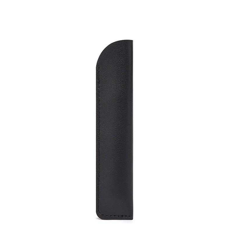 Slim PU Pen Sleeve Case Gel Ink Pens Compact Stationery Organizer In 9 Colors Universal Design Students Office Use