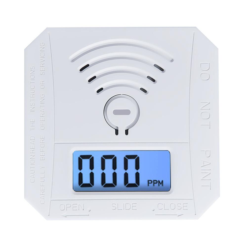 

1шт детектор чадного газу, детектор тривоги монітора CO, датчик CO зі світлодіодним цифровим дисплеєм для дому, депо, живлення від батарейок 1pcs