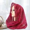 Women's Sequin Hooded Headscarf Head Wraps Fashion Skullies  for Party Daily Wear