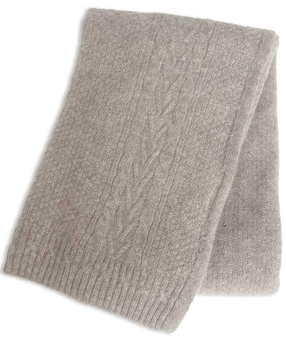 Large Cashmere Scarf for Cashmere [amife petit] Women, 100% (Sand Beige, Large)