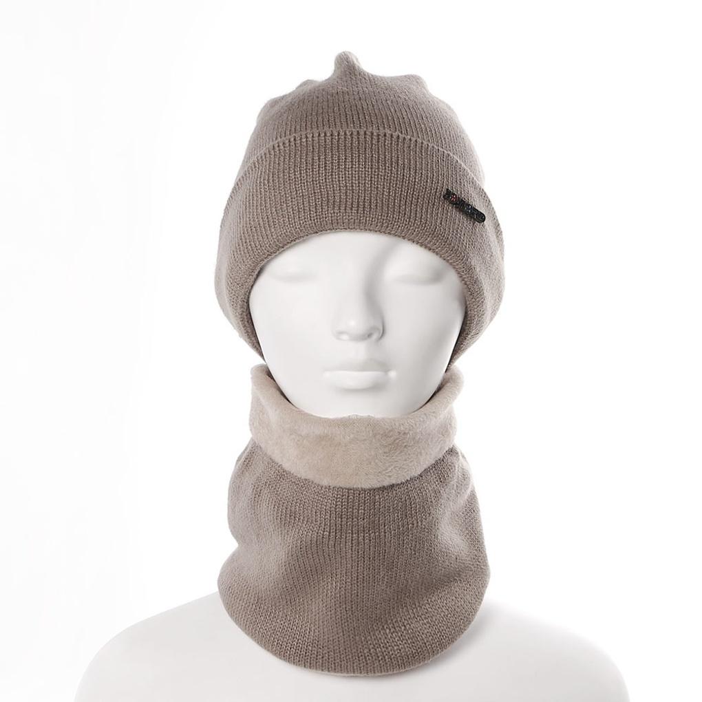 Winter Cold Weather Gear Neck Warmer Warm Beanie Knit Hat Set