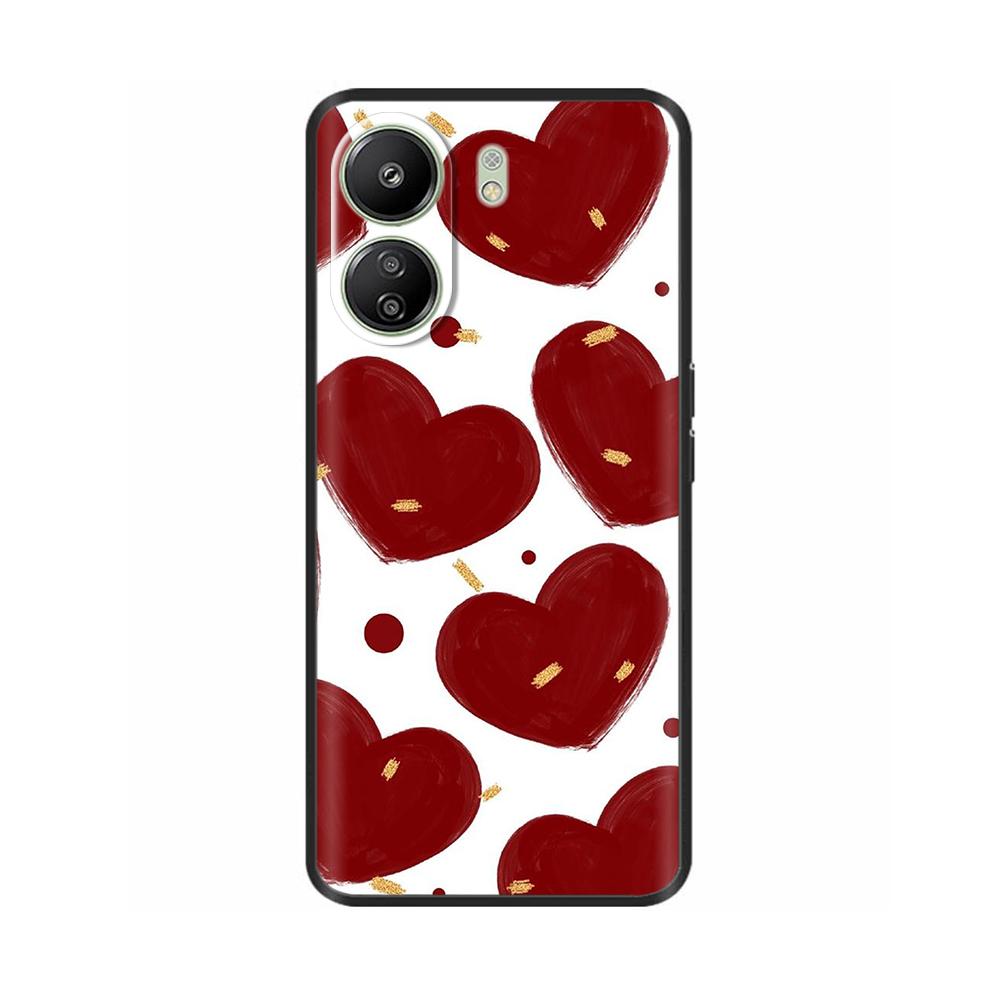 Case For Xiaomi Redmi 13C 4G Case Phone Cover Cool Sweet Soft Smooth Liquid Silicone Back Cover For Redmi 13 C Redmi13C Fundas