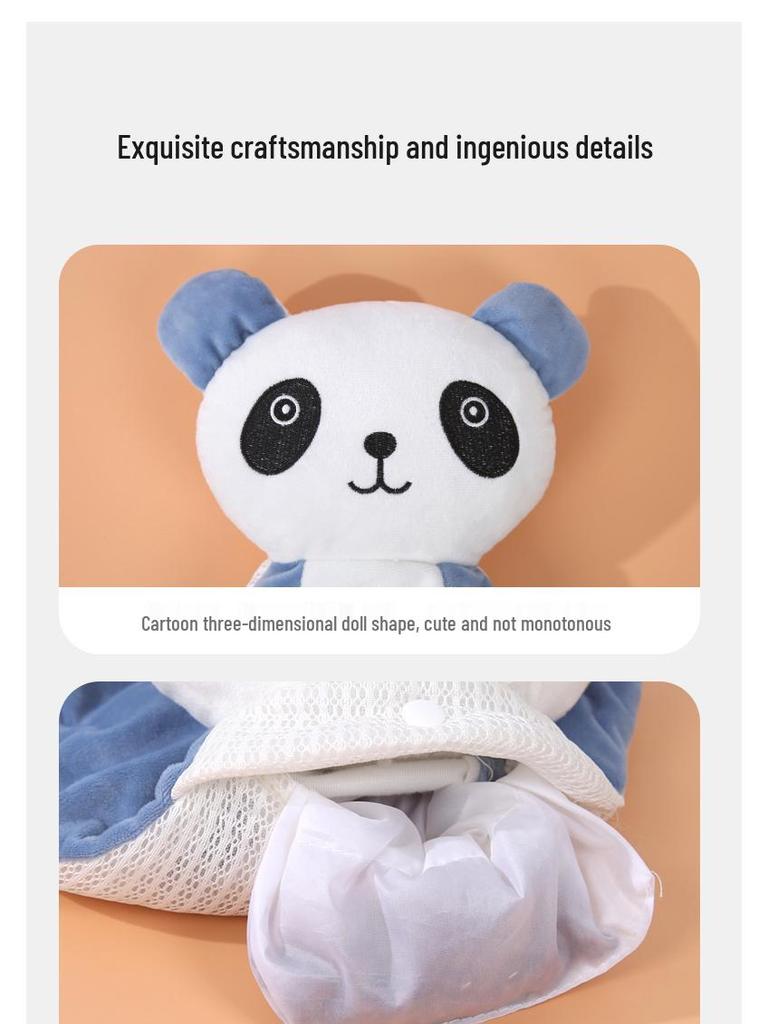 Comforting Palms Baby Sleep Aid: Anti-Startle Cuddle Pillow with Secure Rice Bag for Second Month Fuss