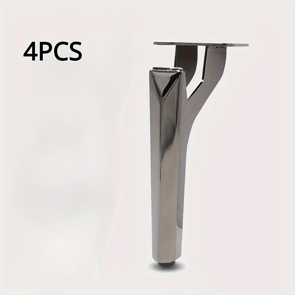 

4 шт. 15 см Элегантные металлические ножки для дивана Черные Золотистые Серые Универсальная поддержка для ТВ-тумб, журнальных столиков, кроватей, шкафов для ванной комнаты Black