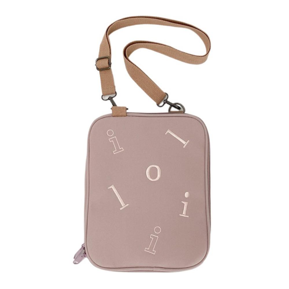 With Shoulder Strap Crossbody Laptop Bag Shockproof Girl Computer Bag  Girls/Lady/Women pink 11inch