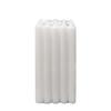 8 white candles, 19mm x 19.5cm, burn time approximately 7 hours, white