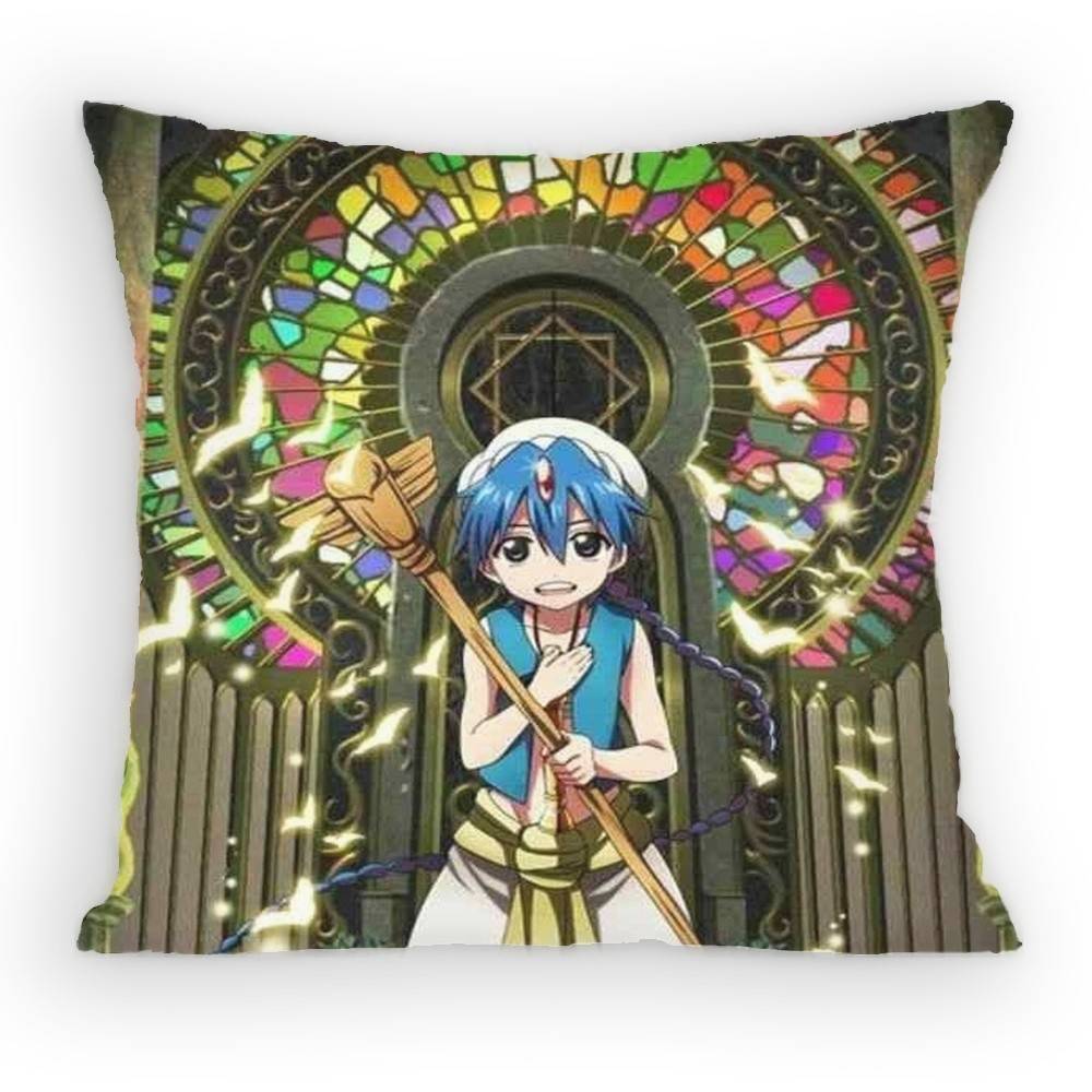 Magi The Labyrinth of Magic Anime Pillow Case Sofa Living Room Bedroom Headboard Backrest Cushion Square Cushion Nap Time