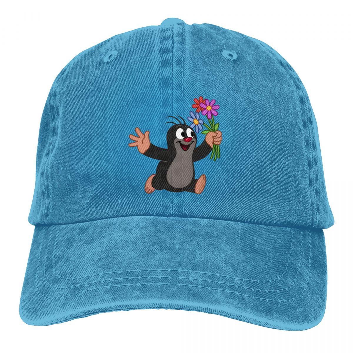 

Flowers Baseball Cap Krtek The Mole Cartoon Vintage Baseball Hats Unisex Outdoor Adjustable Dad Hats Cap one size