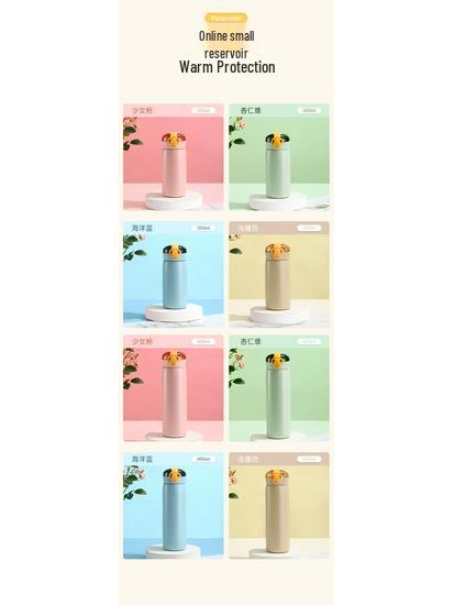 Kids' Thermos Straw Cup: Portable, Insulated, Bounce-Top for On-the-Go. Ideal for Students and Active Lifestyles.