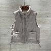 White duck down jacket, vest women's short models, new models, slim-fit temperament, warm vest, fashion coat tide