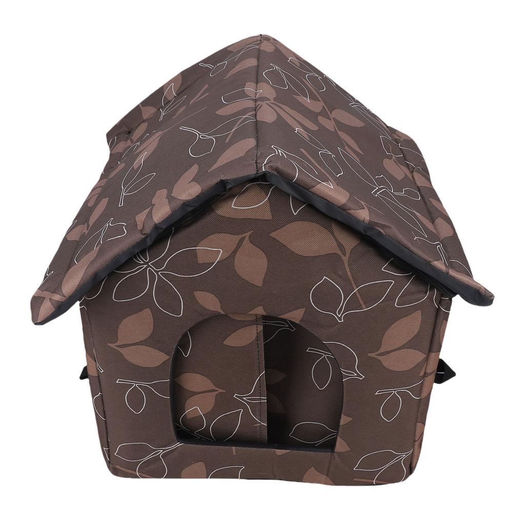 Outdoor Cat House Water Proof Cloth Weather Proof Insulated Pet Shelter Dog House for Outside Pets In Winter