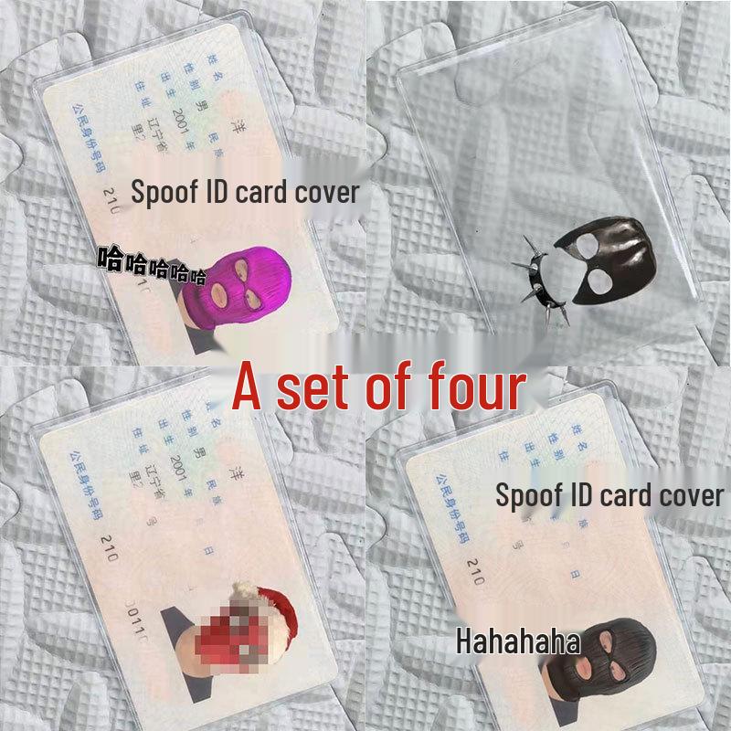 Oryginalne Przezroczyste Etui-Uchwyt na Karty z PVC Antymagnetyczne